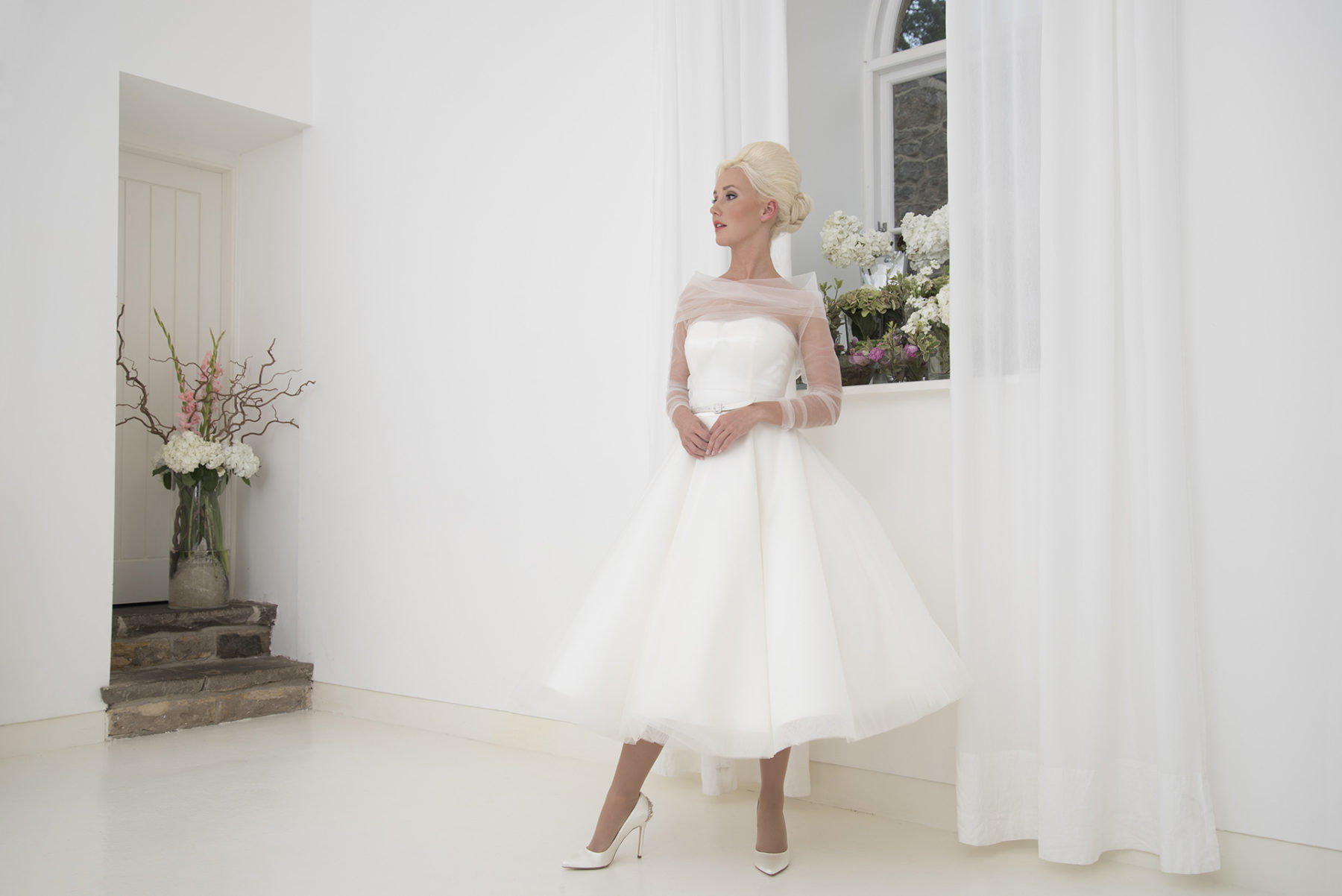 winter bridal gown